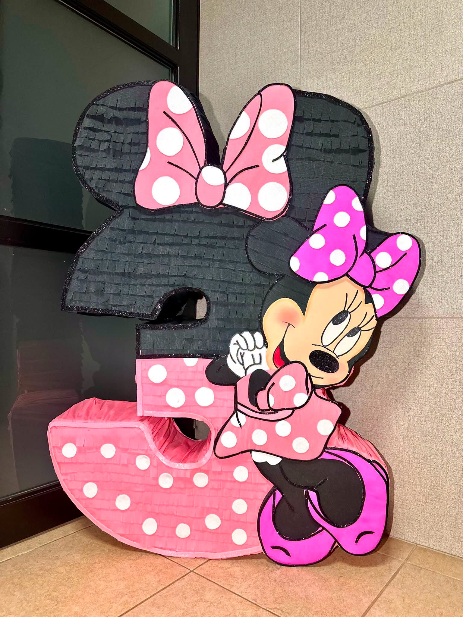 Piñata personalizada con número