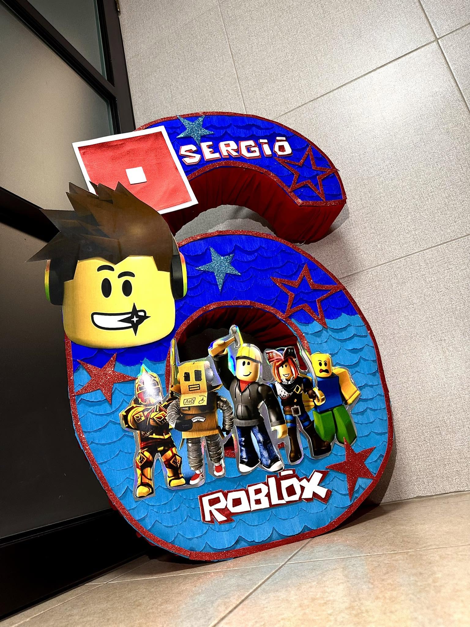 Piñata personalizada con número