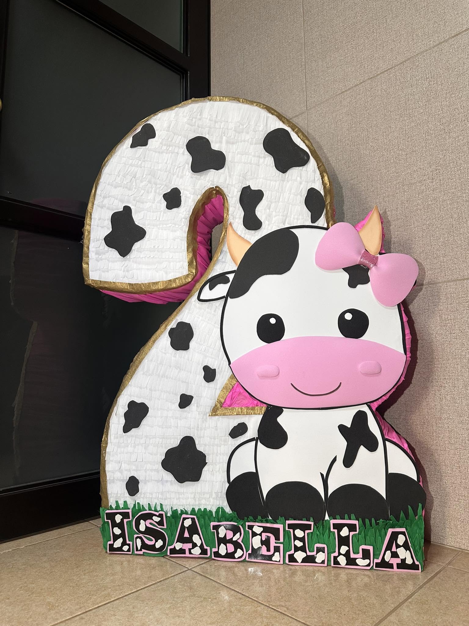Piñata personalizada con número