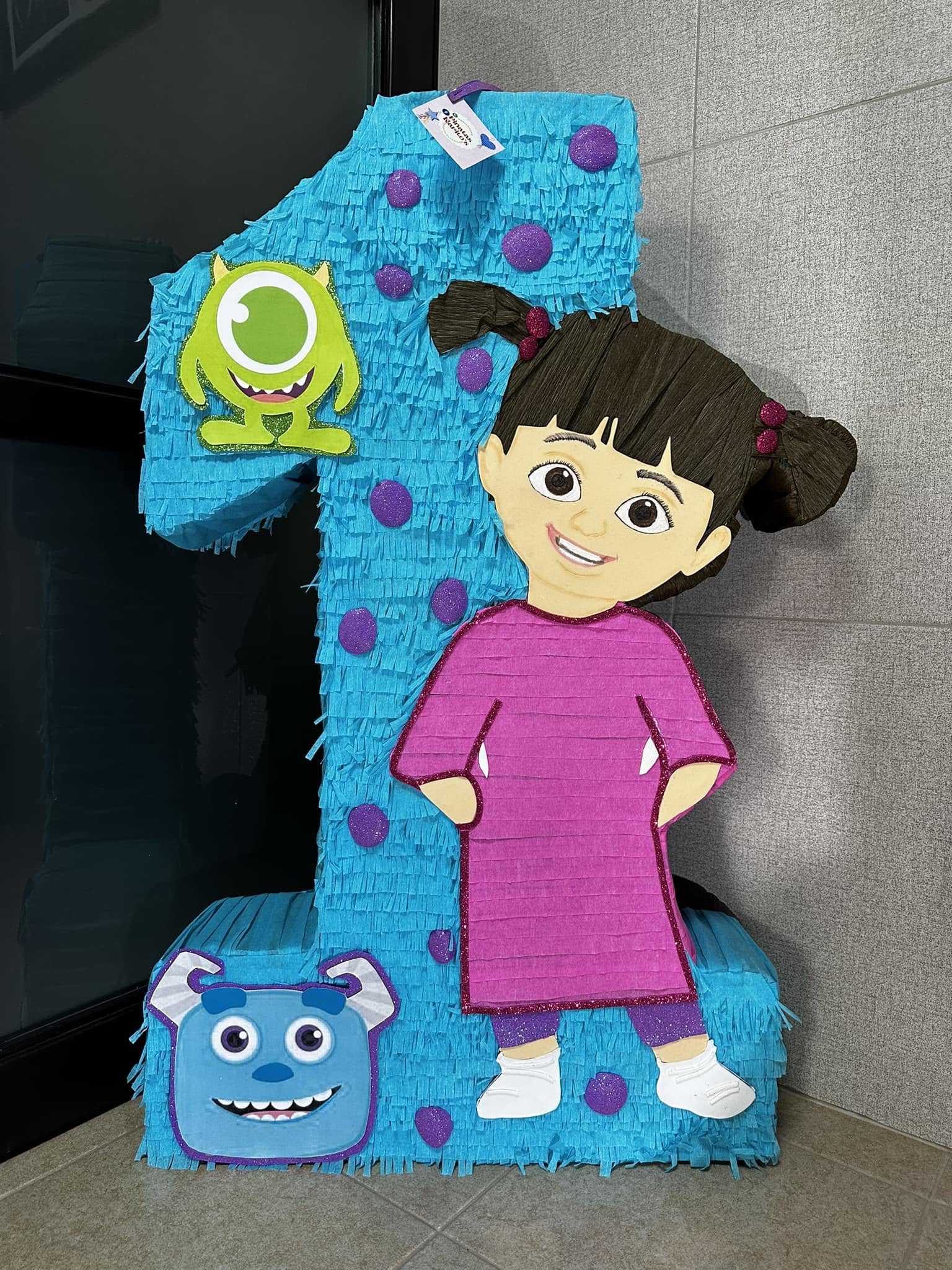 Piñata personalizada con número