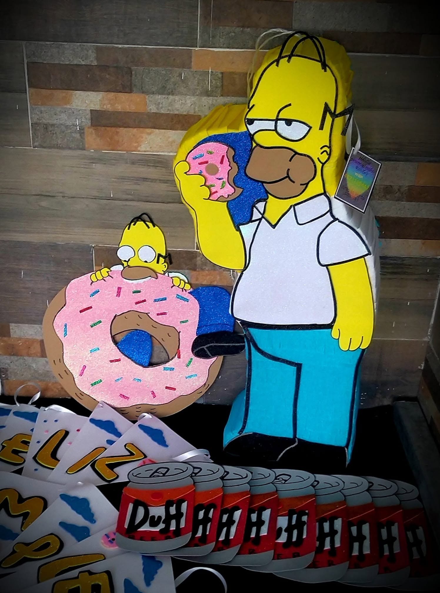 Piñata personalizada de Homero